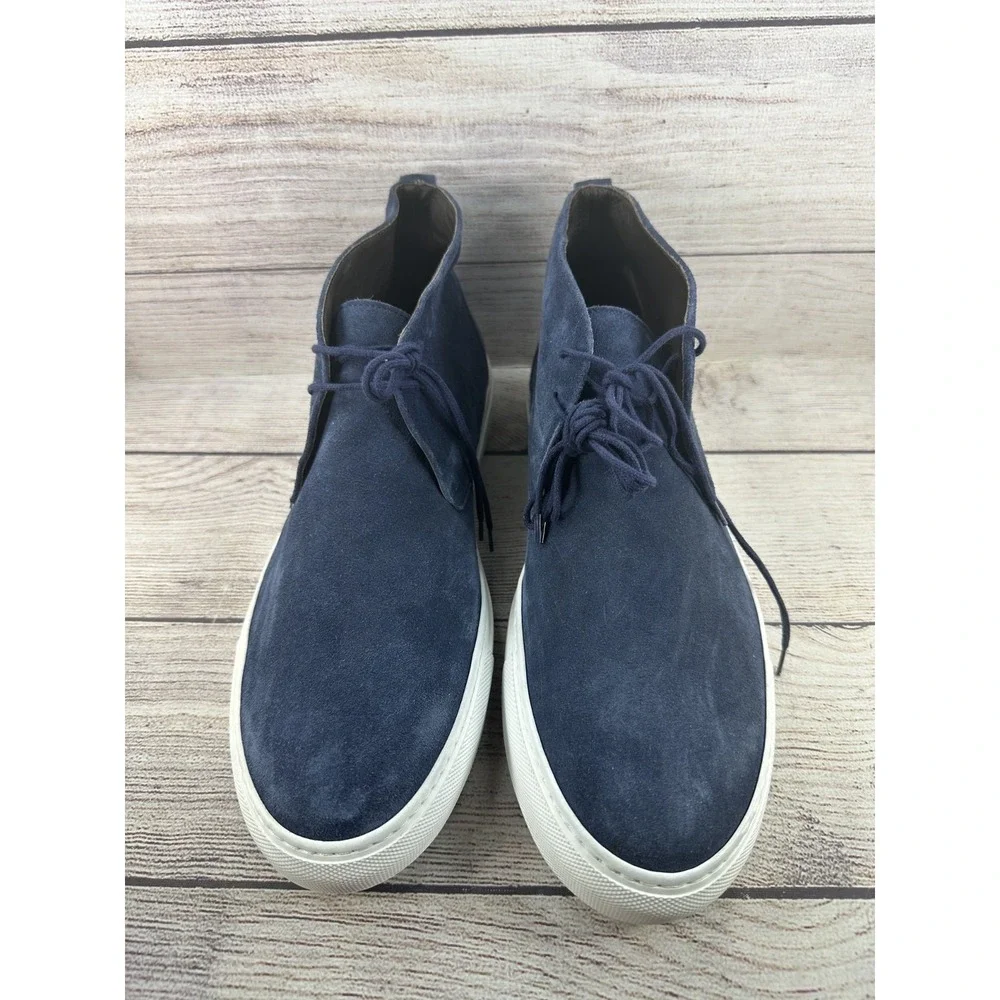To Boot New York Adam Derrick Woodrow Navy Blue Suede Men's Casual Shoes Size 12